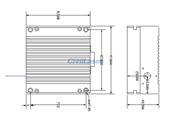 IR semiconductor laser